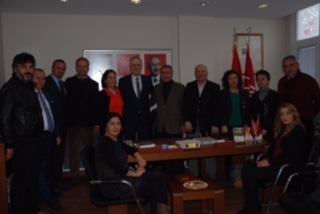 RUYİAD Yönetim Kurulu, Bakırköy CHP ilçe başkanını makamında ziyaret etti.