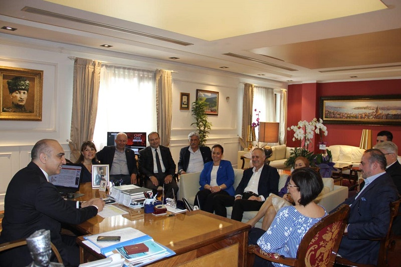 REV-Rumeli Eğitim Vakfı ve RUYİAD üyeleri olarak Bakırköy Belediye Başkanını ziyaret ettik.